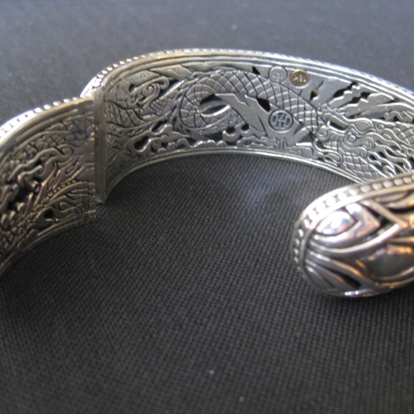 JOHN HARDY silver-gold-lacquer kick cuff bracelet - Picture 4 of 5